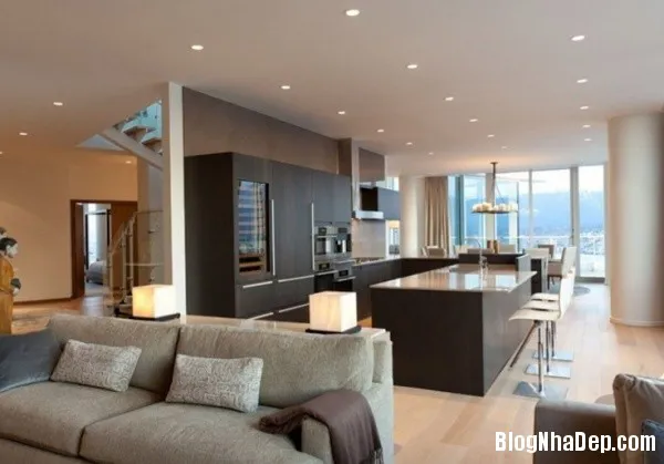 Căn hộ penthouse tối giản tinh tế ở ngoại ô Vancouver, Canada