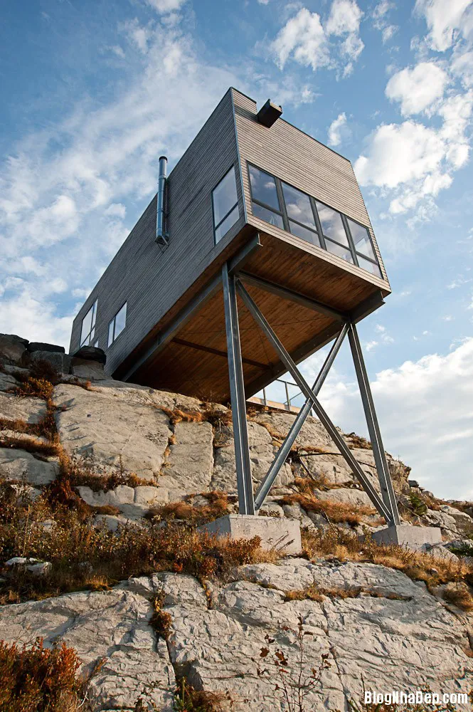 Cliff House – Ngôi nhà trải dài trên các cạnh của một vách đá ven bờ biển Đại Tây Dương lộng gió