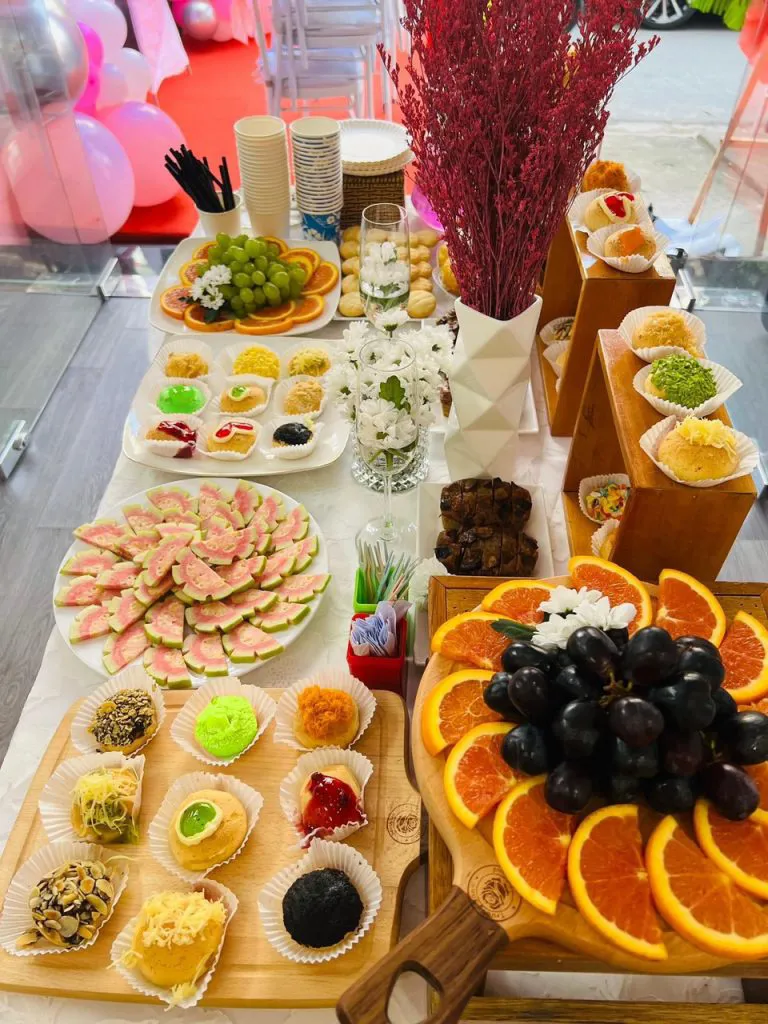 Ngày cuối sử dụng dịch vụ tiệc ngọt teabreak lưu động tại nhà Hà Nội