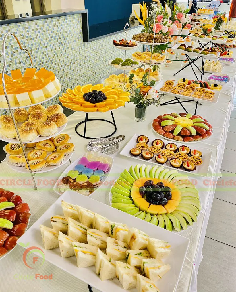 Ngày cuối sử dụng dịch vụ tiệc ngọt teabreak lưu động tại nhà Hà Nội