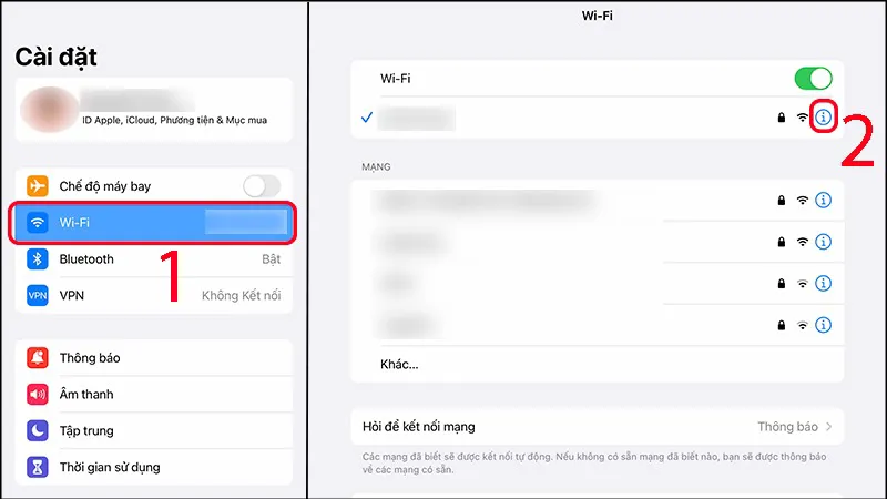 Bật mí cách khắc phục iPad không kết nối được WiFi hiệu quả