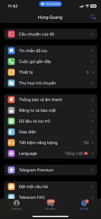 Cách cài tiếng Việt cho Telegram trên điện thoại Android và iPhone đơn giản