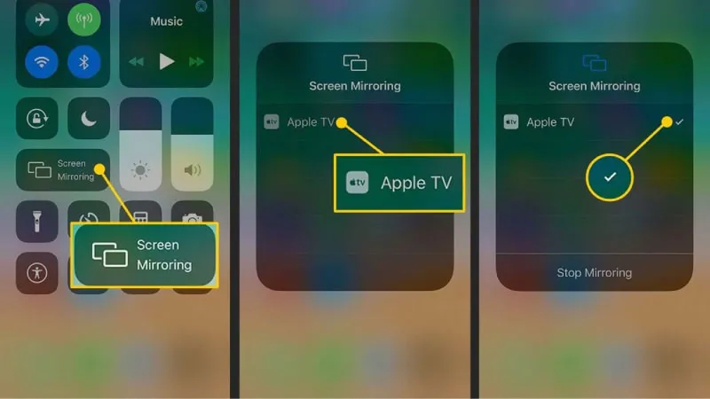Cách chiếu màn hình điện thoại iPhone lên tivi đơn giản nhất