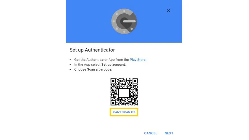nhấn can not scan it