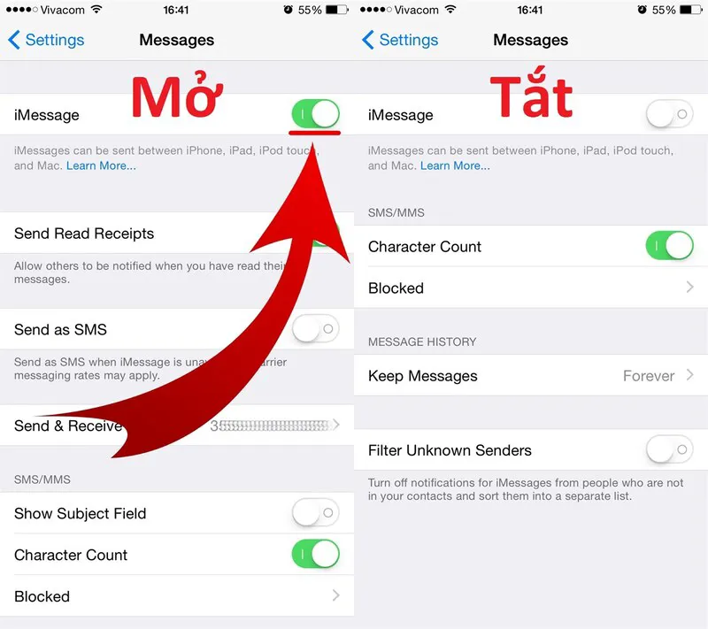 Cách khắc phục lỗi iMessage không nhận số điện thoại, hiệu quả nhất 2024