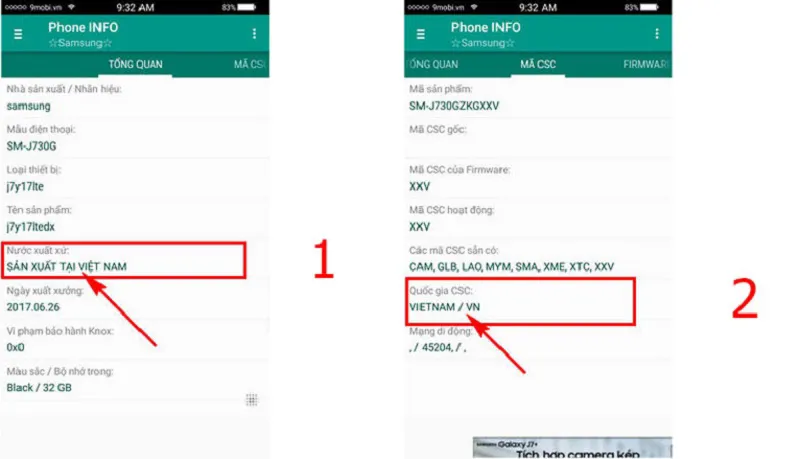 Cách kiểm tra xuất xứ điện thoại Samsung chính xác nhất