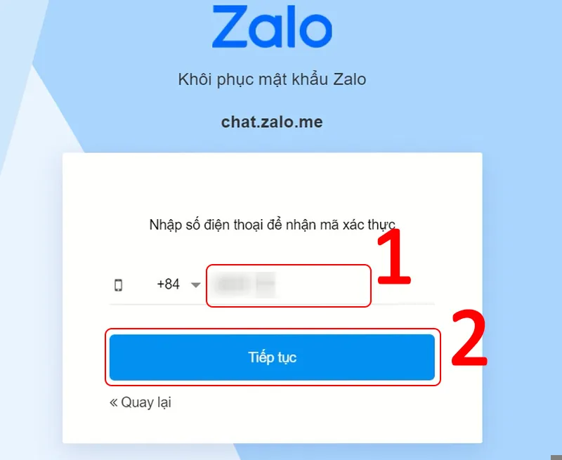 Cách lấy lại mật khẩu Zalo trên điện thoại thành công chỉ qua vài bước