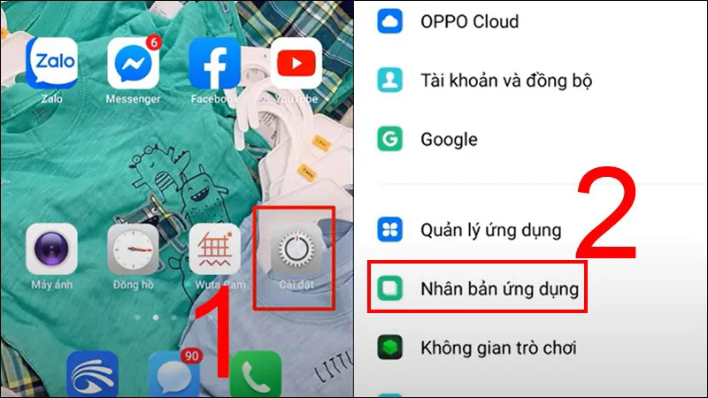 Cách tạo 2 tài khoản Zalo trên 1 điện thoại Oppo đơn giản nhất