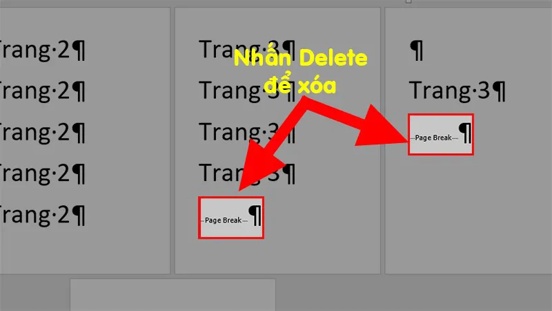 Cách xóa trang trong Word 2016, 2007, 2010, 2019 đơn giản nhất