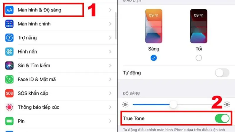Có nên bật True Tone trên iPhone hay không?