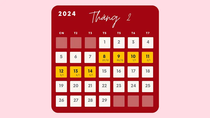 Công bố lịch nghỉ Tết Nguyên Đán 2024 của học sinh chính xác