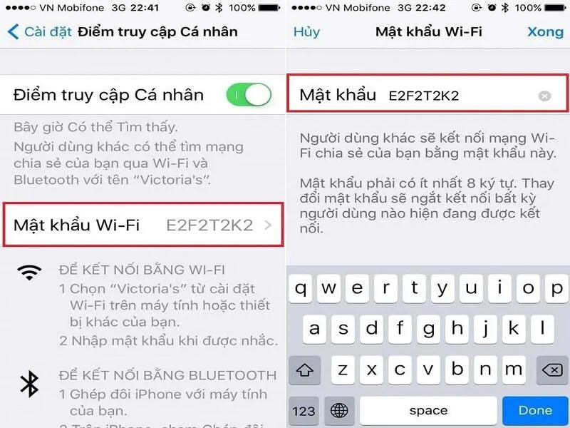 Hướng dẫn cách chia sẻ Pass WiFi trên iPhone cho Android cực dễ