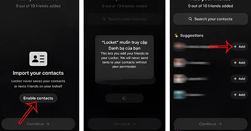Hướng dẫn cách đăng nhập Locket dành cho iOS và Android