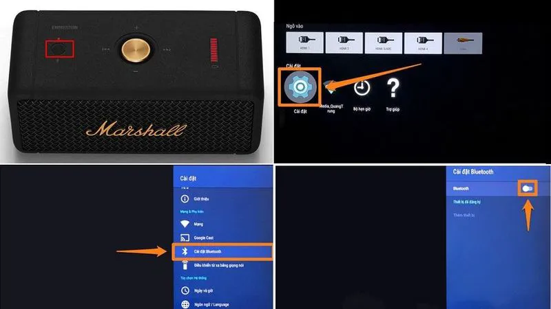 Hướng dẫn cách kết nối loa Marshall với máy tính, điện thoại nhanh nhất