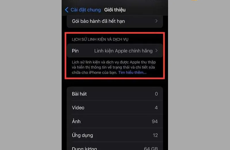 Hướng dẫn cách kiểm tra iPhone đã bị thay linh kiện chưa cực chuẩn