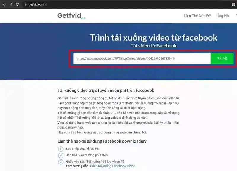 Hướng dẫn cách tải video trên Facebook về máy tính đơn giản