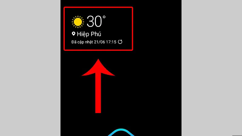 Hướng dẫn cài đặt thời tiết trên màn hình Samsung cực đẹp