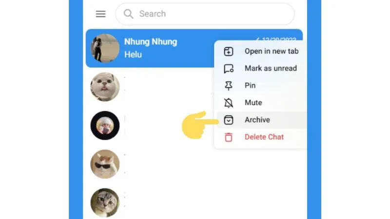 Hướng dẫn chi tiết cách ẩn tin nhắn Telegram trên điện thoại, máy tính