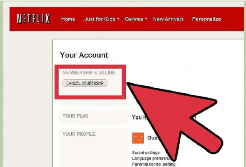 Hướng dẫn chi tiết cách hủy Netflix chỉ qua vài bước đơn giản