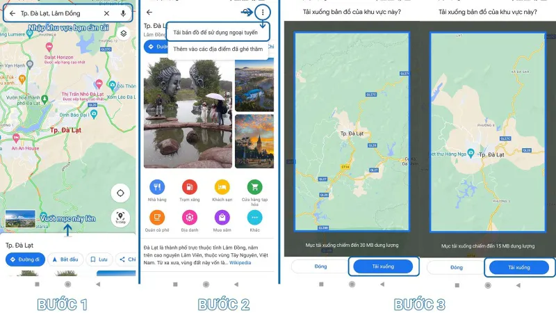 Hướng dẫn chi tiết cách tải Google Map về điện thoại iOS, Android