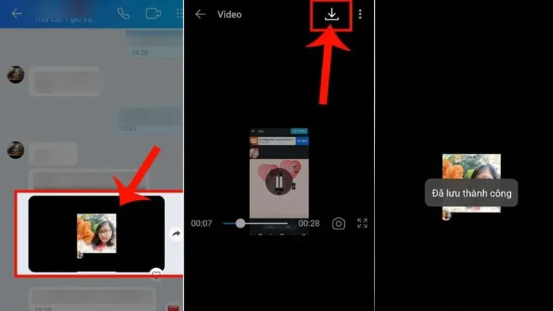 Hướng dẫn chi tiết cách tải video Zalo về điện thoại không bị vỡ