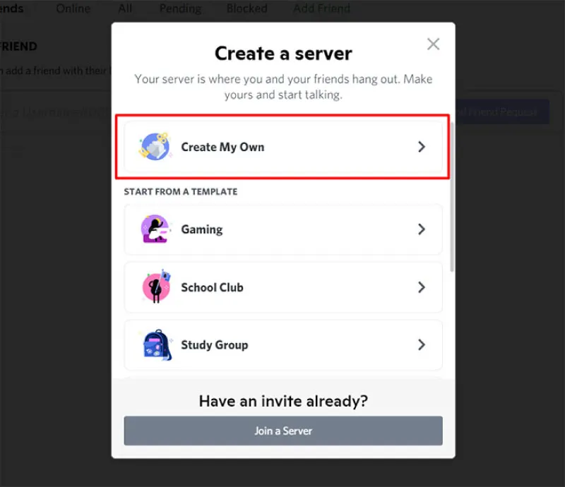 Hướng dẫn chi tiết cách tạo Server Discord mới nhất 2024