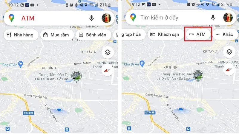 Hướng dẫn chi tiết cách tìm ATM gần nhất bằng Google Map đơn giản