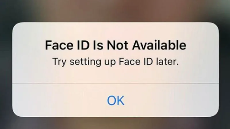 Hướng dẫn fix lỗi Face ID không khả dụng cực hiệu quả