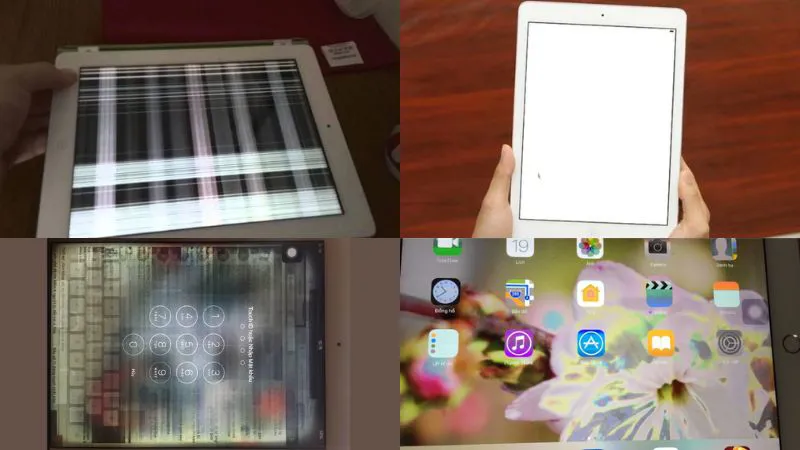 Nguyên nhân màn hình iPad Air 2 bị nhoè màu, cách khắc phục hiệu quả