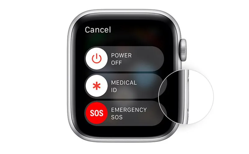Apple Watch bị phóng to màn hình