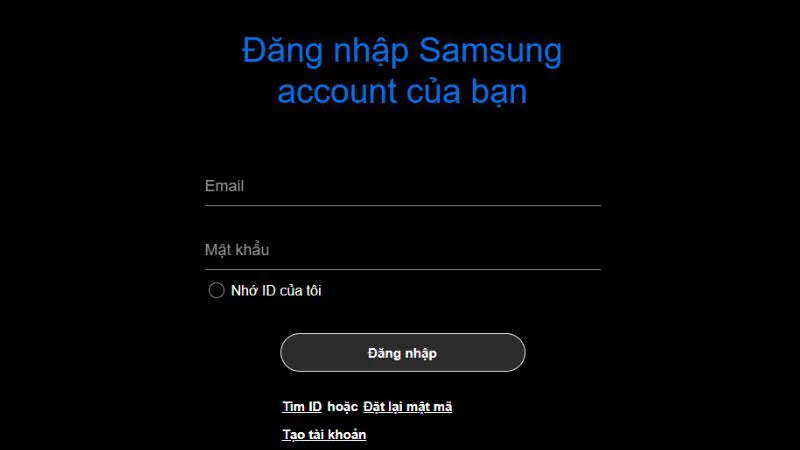 Tiết lộ cách phá Samsung Account khi quên mật khẩu cực dễ dàng